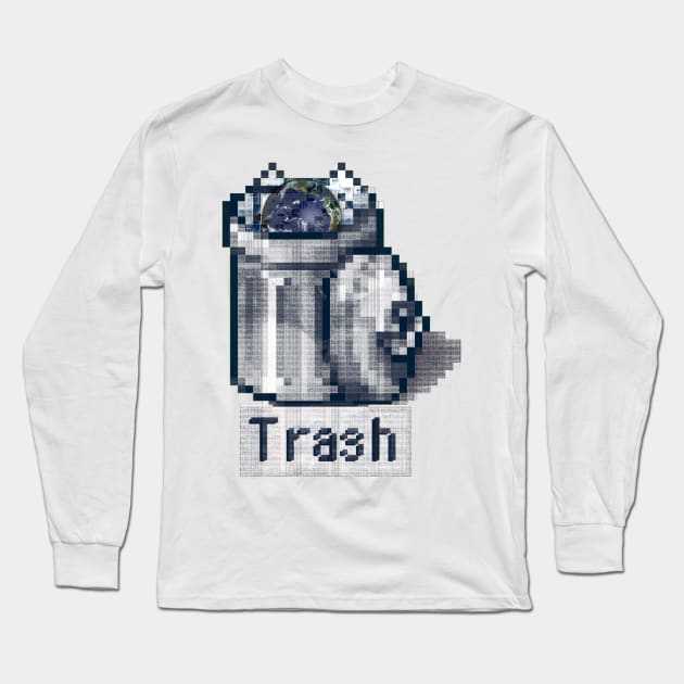 TRASH Long Sleeve T-Shirt by FREESA